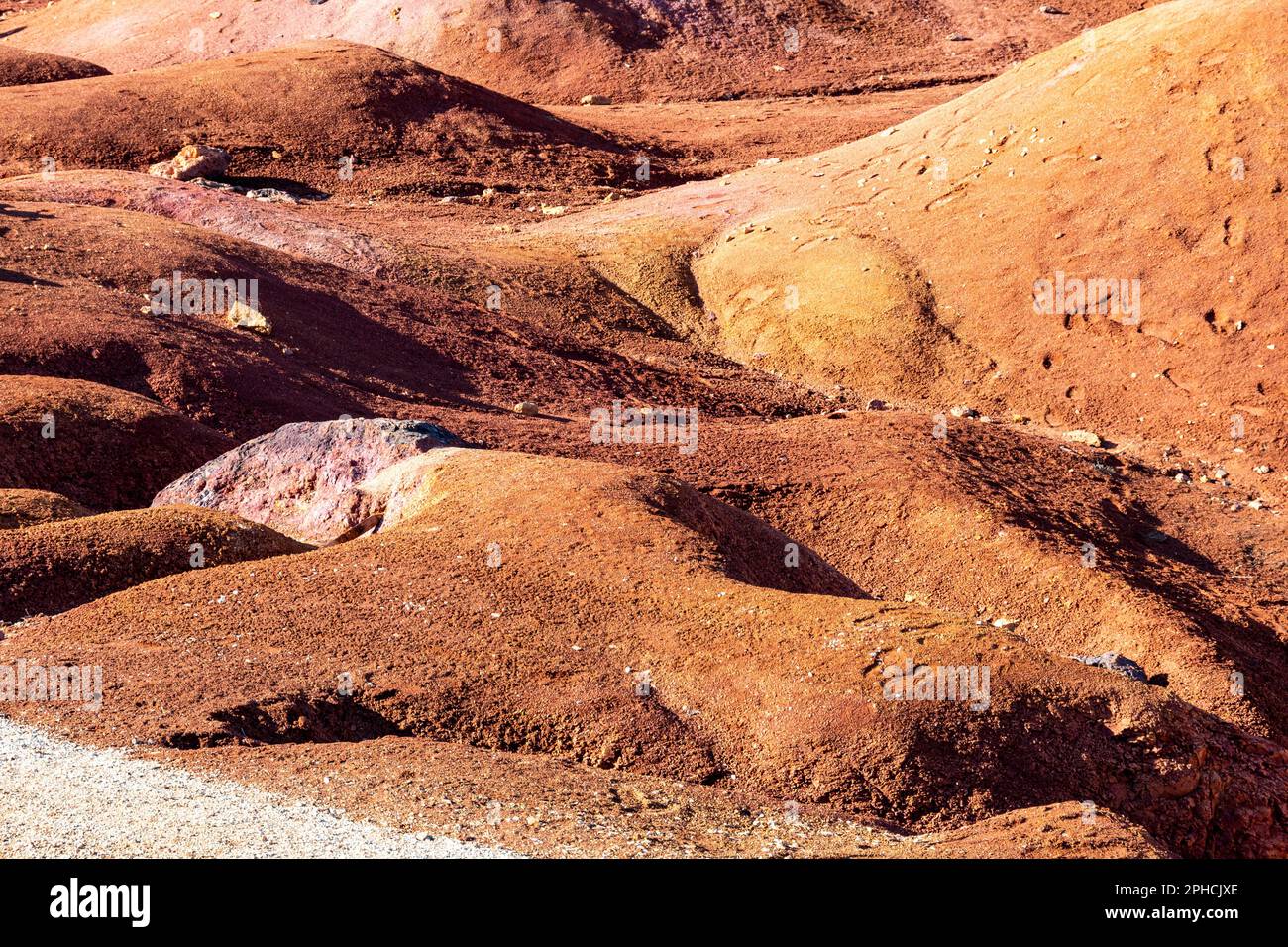 Bauxite open cast (openpit) mine (martian landscape Stock Photo Alamy