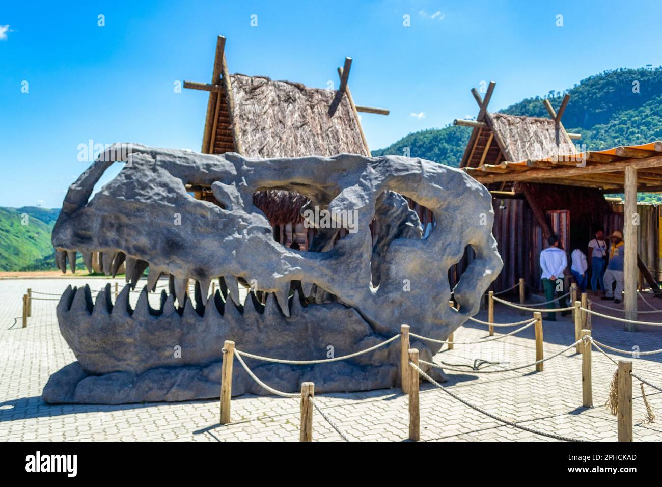 Terra dos Dinos, Miguel Pereira city, Rio de Janeiro, Brazil Stock ...