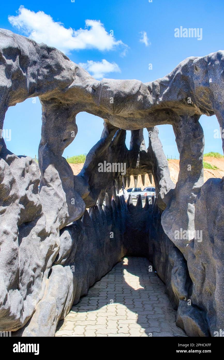Terra dos Dinos, Miguel Pereira city, Rio de Janeiro, Brazil Stock ...