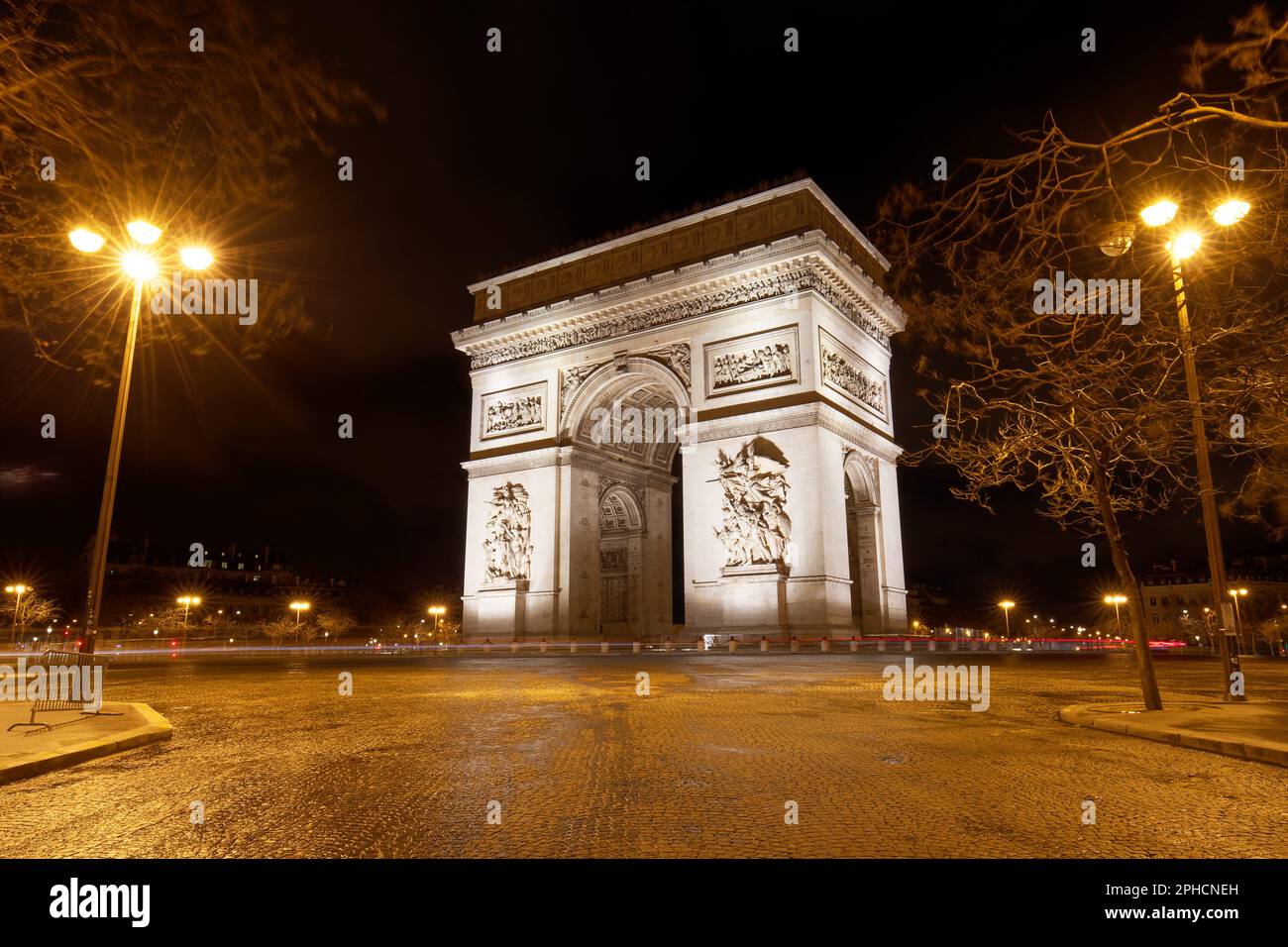 The Triumphal Arch is one of the most famous monuments in Paris. It ...