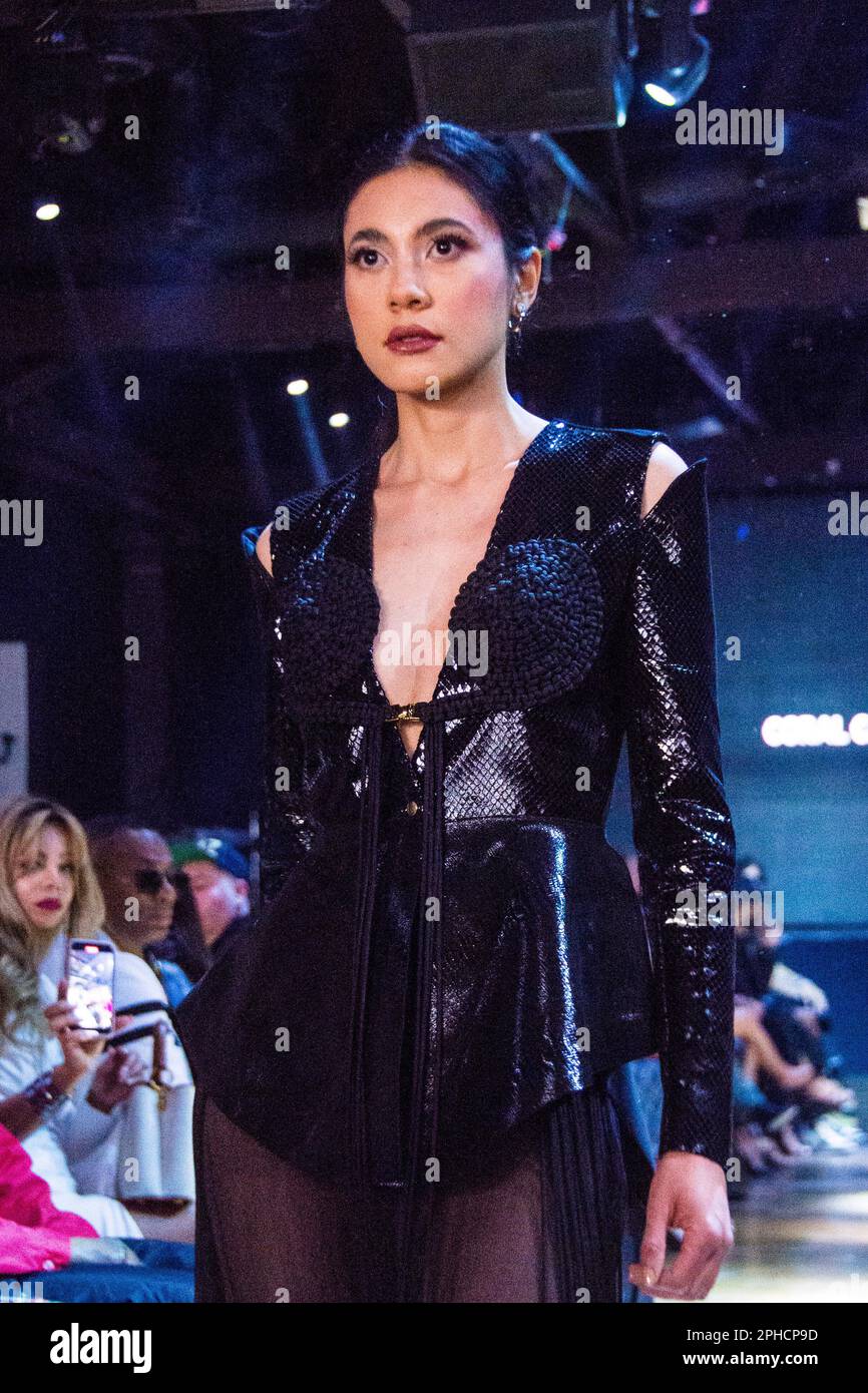 LUMIERE RUNWAY FASHION SHOW L.A Fashion Week 2023 3-25-23 Stock Photo