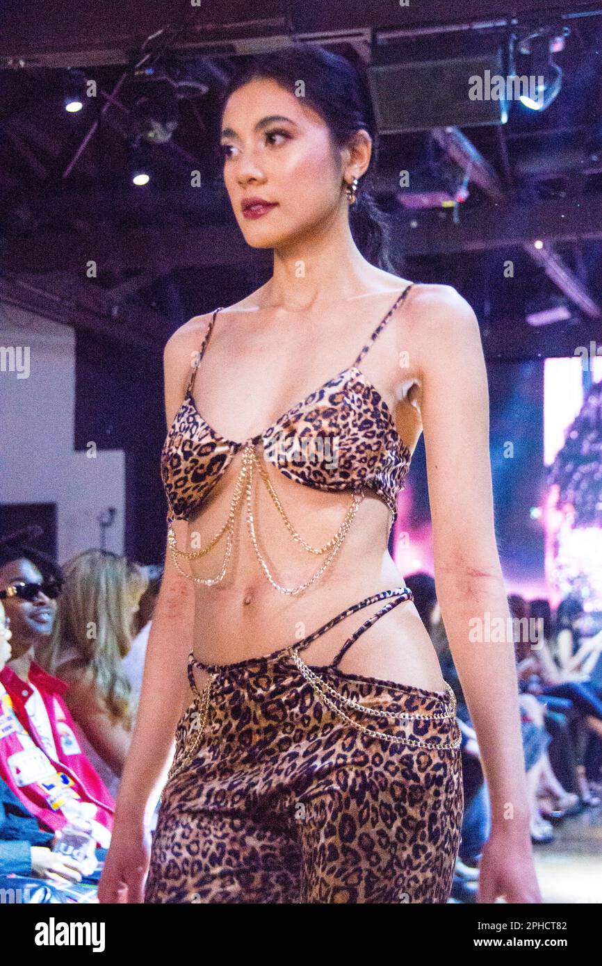 LUMIERE RUNWAY FASHION SHOW L.A Fashion Week 2023 3-25-23 Stock Photo