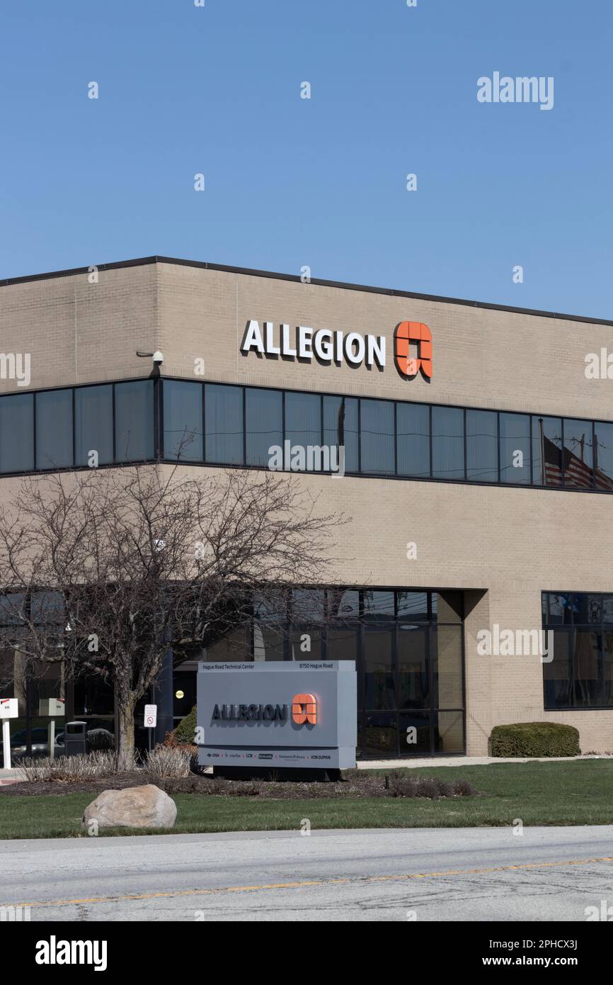 Indianapolis Circa March 2023 Allegion Schlage location