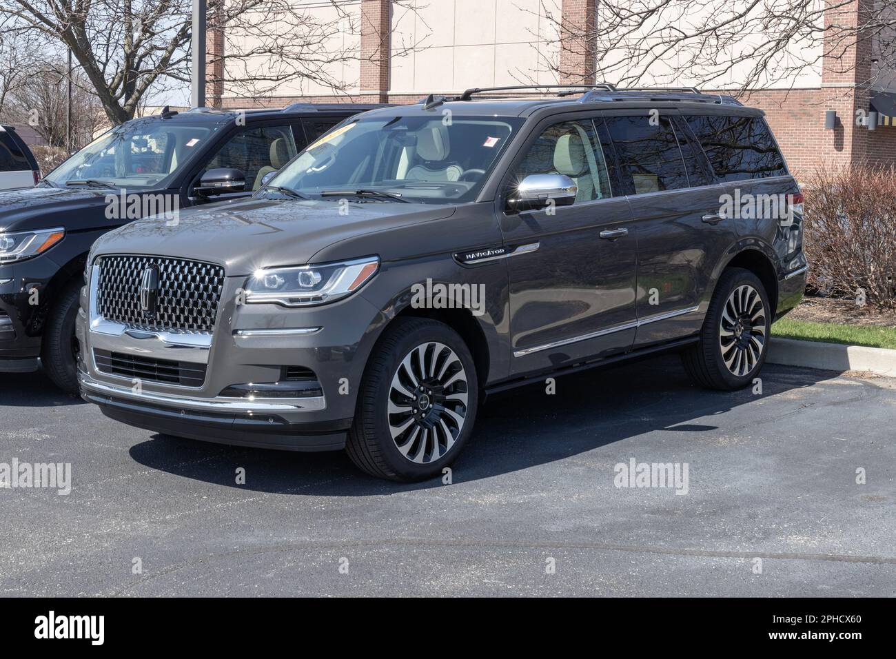 Fishers Circa March 2023 Used Lincoln Navigator display. With supply