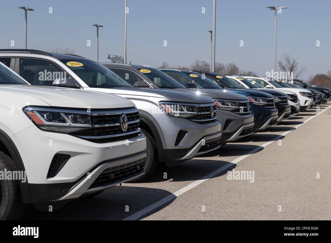 Noblesville Circa March 2023 Volkswagen Car, SUV and EV dealership