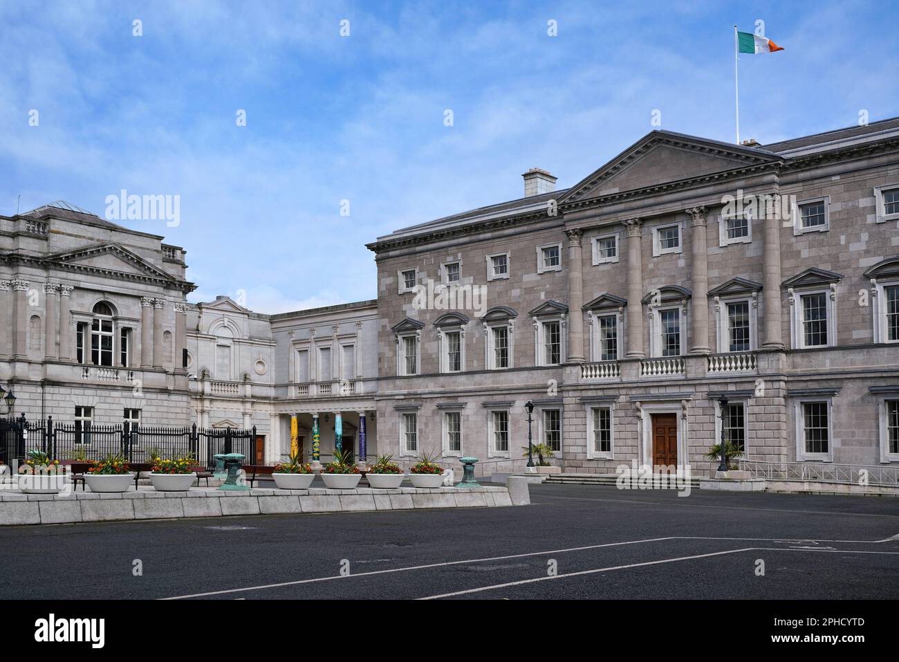 Leinster House, the building used for the Parliament of Ireland Stock Photo