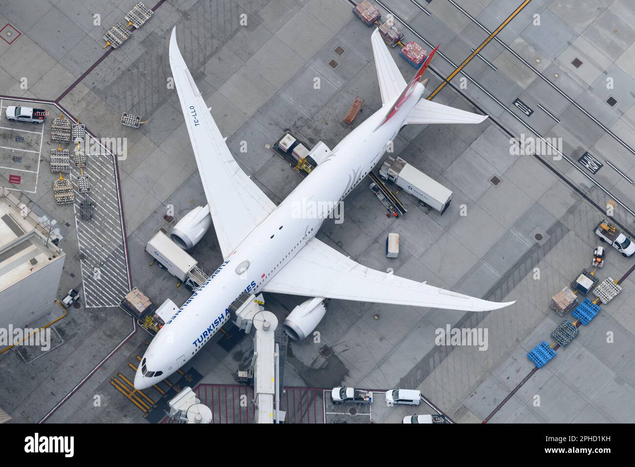 Turkish Airlines Boeing 787 Dreamliner aircraft. Airplane 787 of ...