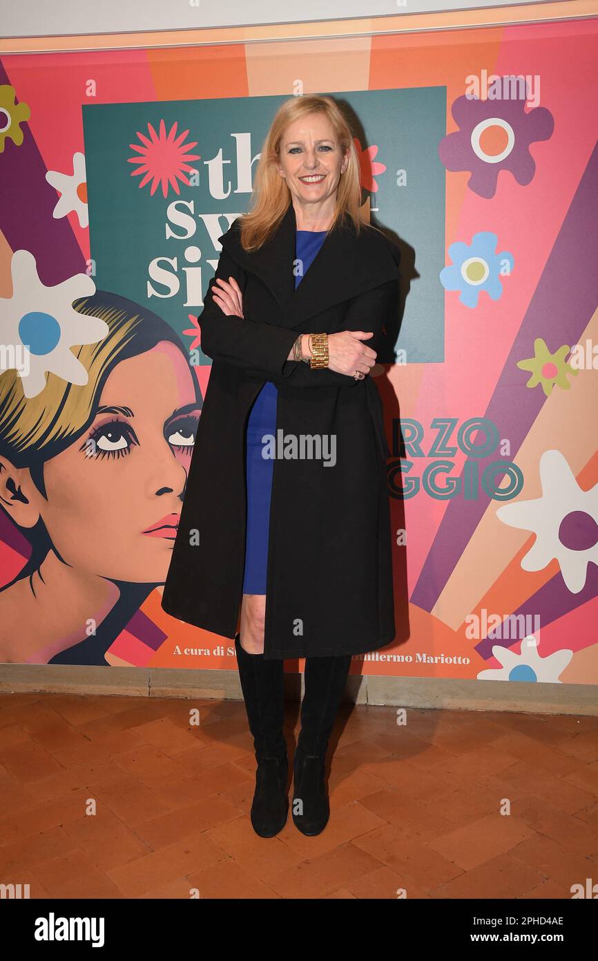 Rome, Italy. 27th Mar, 2023. Rome, Castel San Angelo Inauguration of the exhibition The Sweet Sixties ' by Stefano Dominella and Guillermo Mariotto, In the photo: Luisella Costamagna Credit: Independent Photo Agency/Alamy Live News Stock Photo