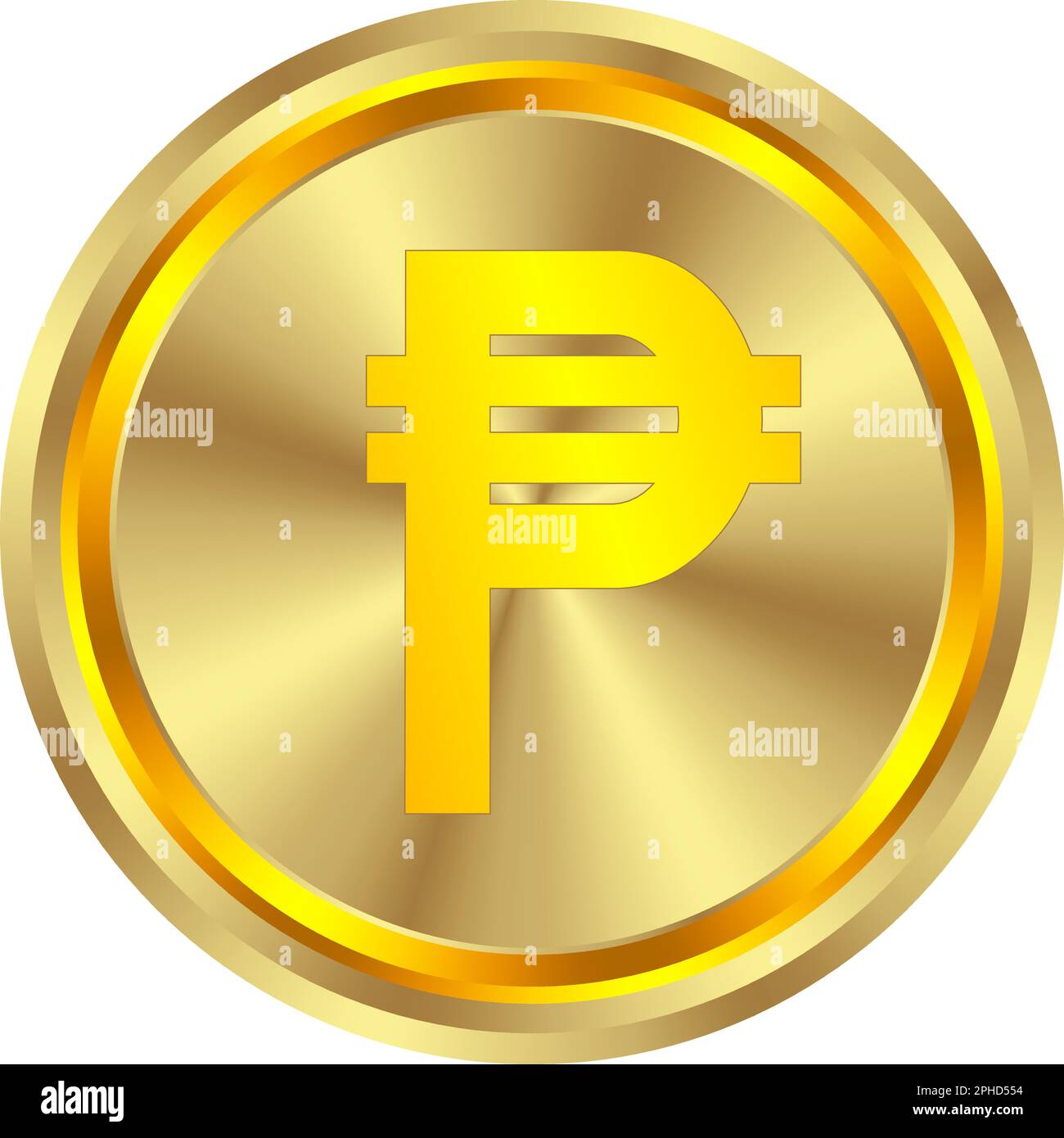 gold coin currency, realistic and luxurious gold coin treasure concept. 3d vector illustration Stock Vector
