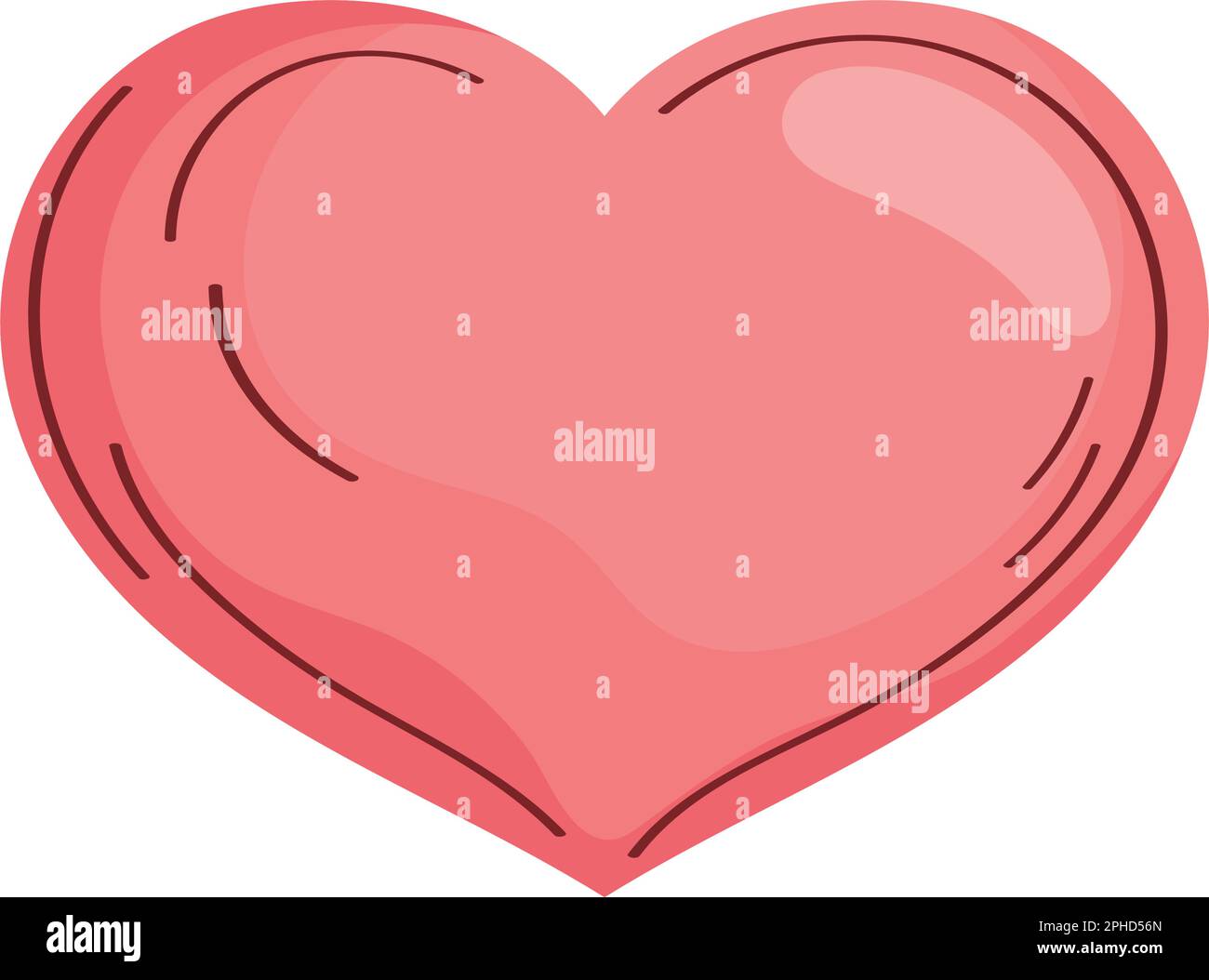 red heart love Stock Vector Image & Art - Alamy