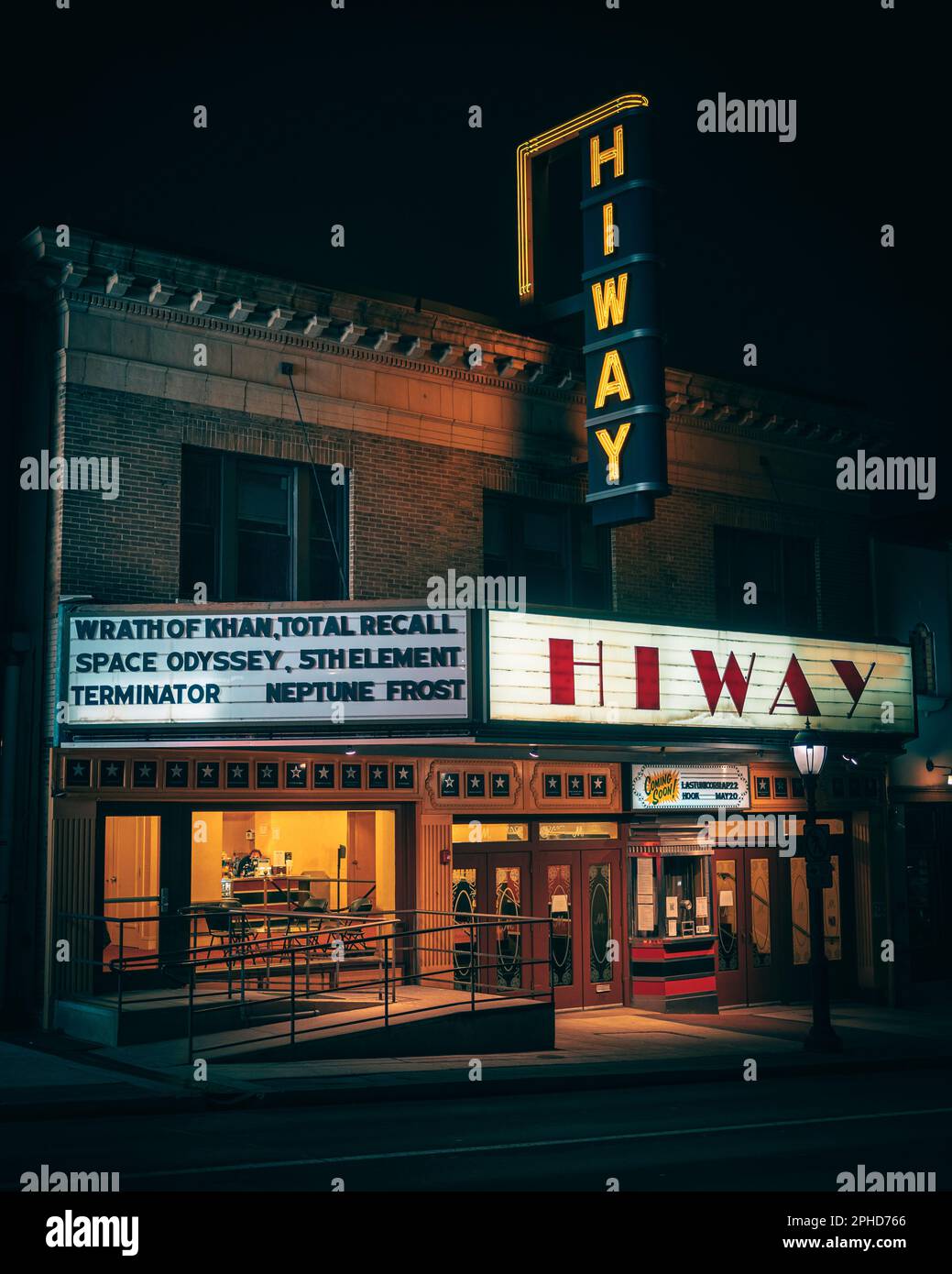 Hiway Theater vintage sign, Jenkintown, Pennsylvania Stock Photo Alamy