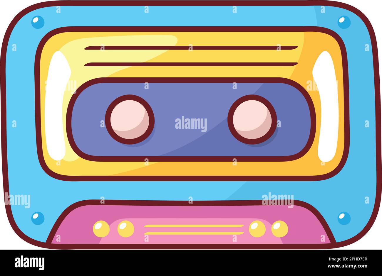 old audio cassette Stock Vector Image & Art - Alamy