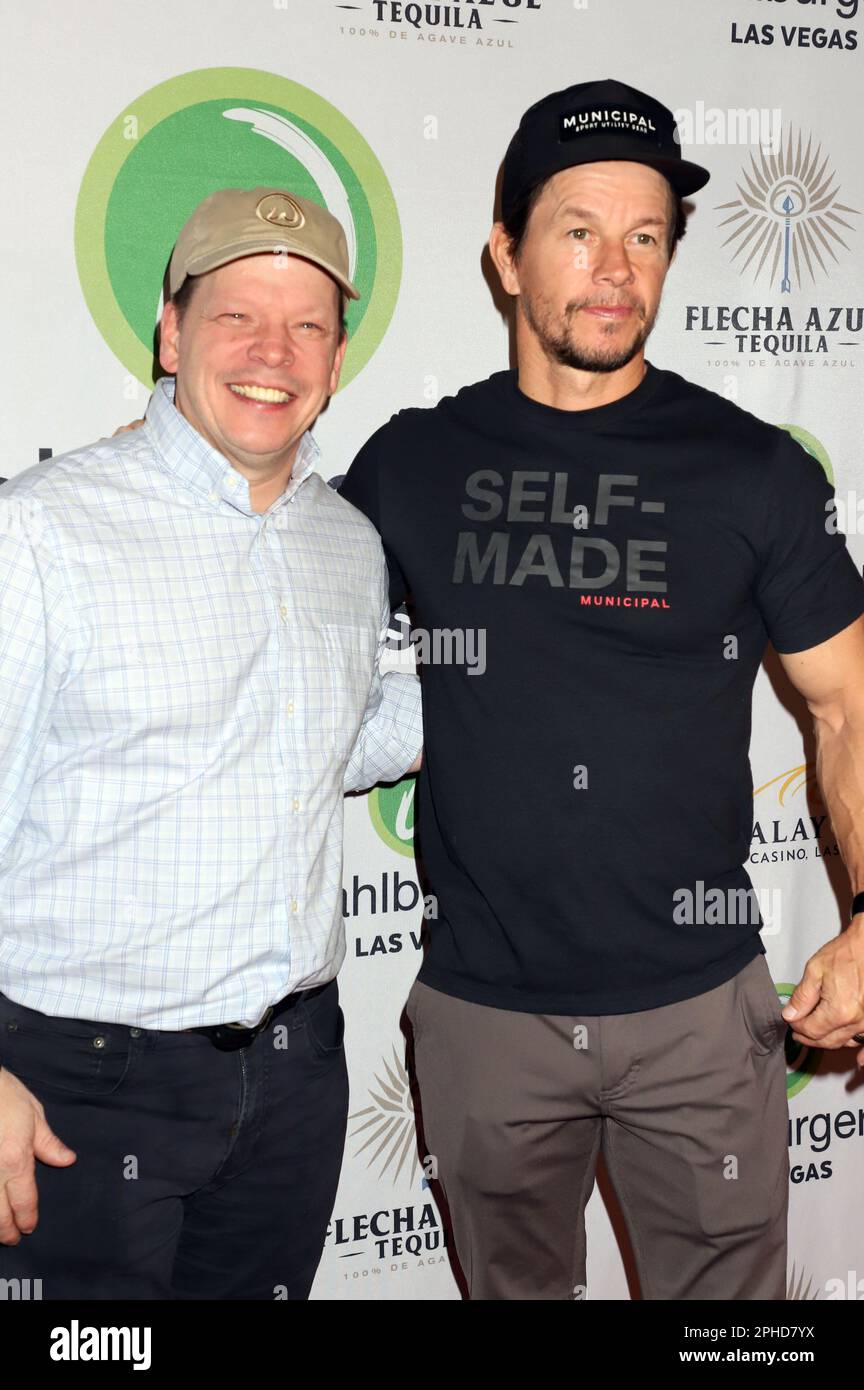 Las Vegas, Nevada, USA. 27th March, 2023. Paul Wahlberg and Mark Wahlberg  at the\, image size:864x1390