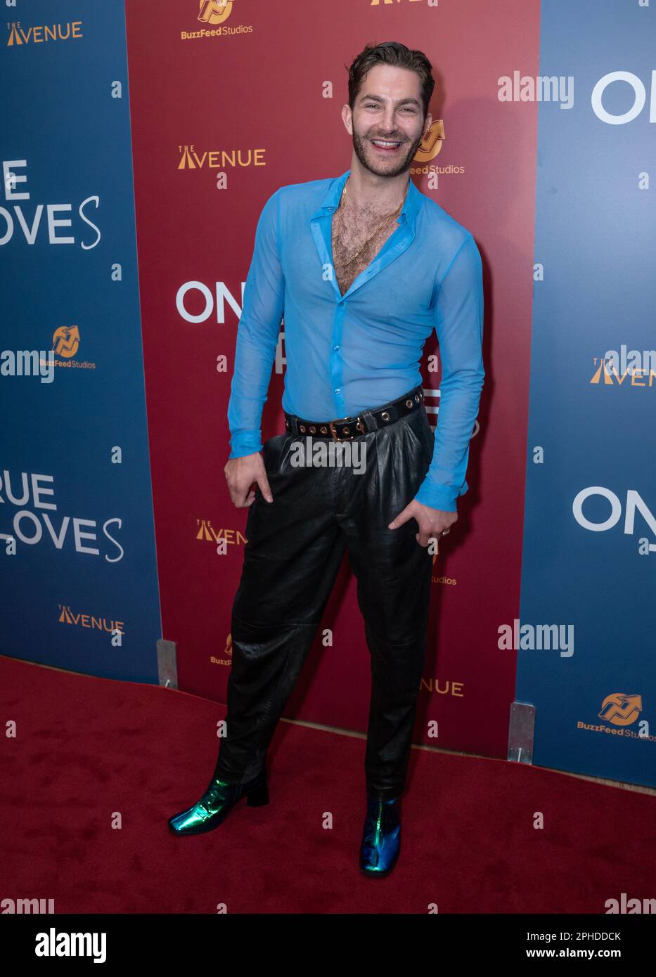 Zachary Zane attends premiere of One True Loves in The Whitby Hotel in