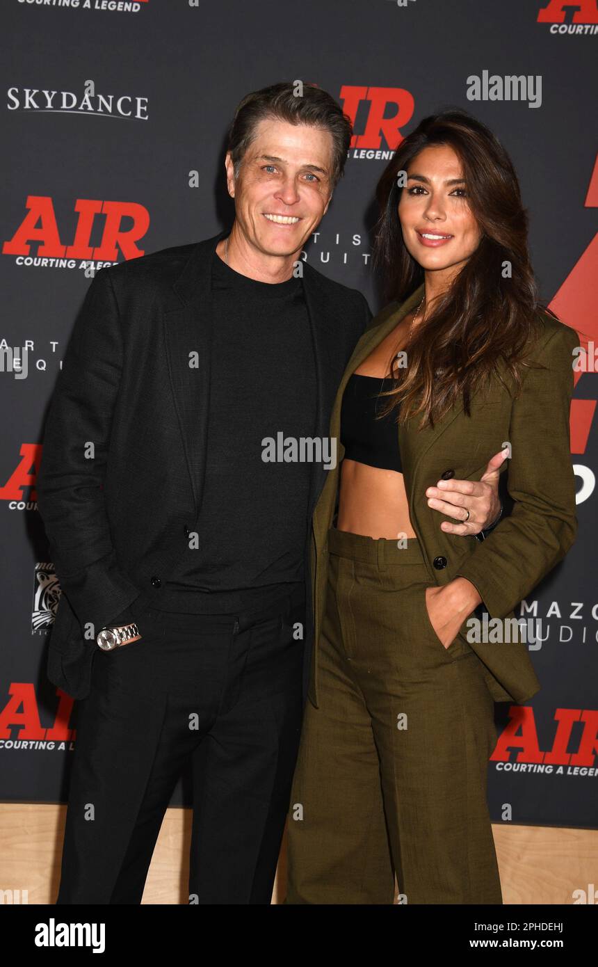 Los Angeles, Ca. 27th Mar, 2023. Patrick Whitesell and Pia Miller at the world premiere of AIR at the Regency Village Theatre in Los Angeles, California on March 27, 2023. Credit: Jeffrey Mayer/Jtm Photos/Media Punch/Alamy Live News Stock Photo