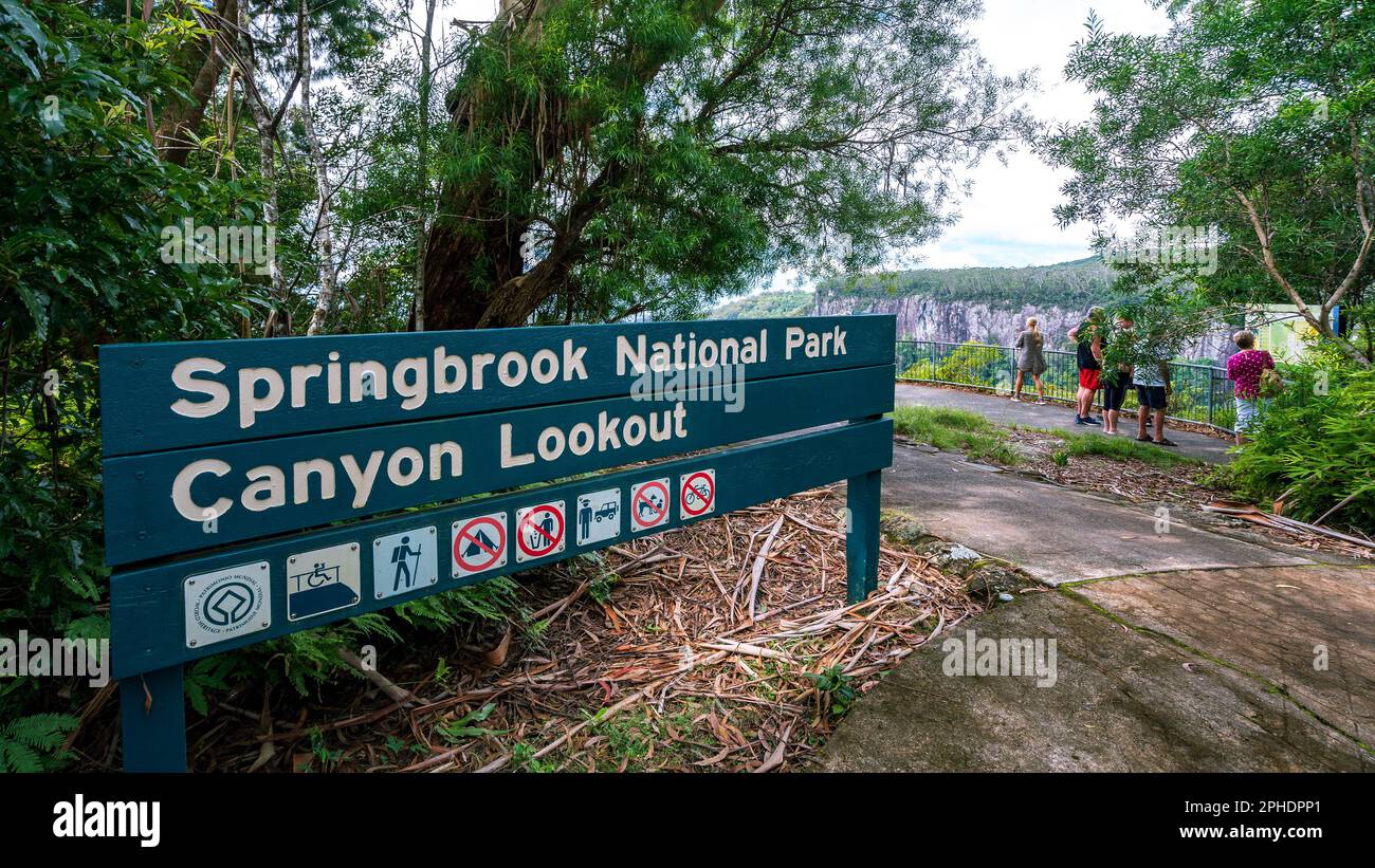 Springbrook, Queensland, Australia Springbrook National Park Canyon