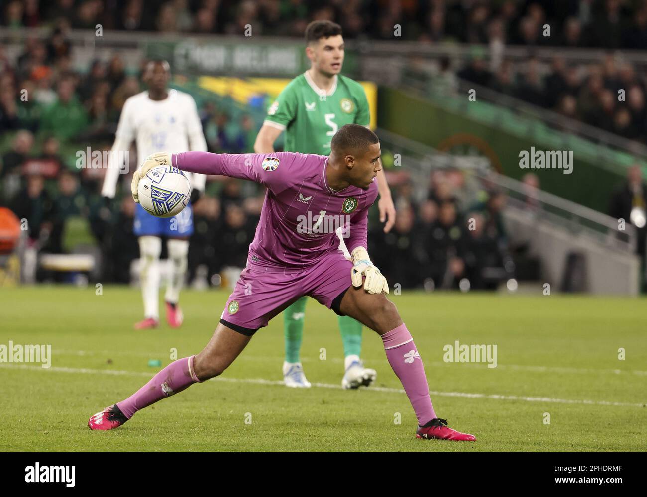 Ireland goalkeeper Gavin Bazunu during the UEFA Euro 2024, European