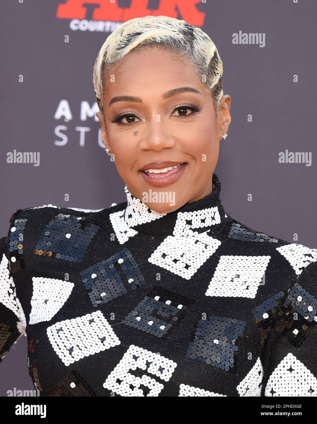27 March 2023 - Westwood, California - Tiffany Haddish. Amazon Studios' World Premiere Of ''AIR'' at Regency Village Theater. (Credit Image: © Billy Bennight/AdMedia via ZUMA Press Wire) EDITORIAL USAGE ONLY! Not for Commercial USAGE! Stock Photo