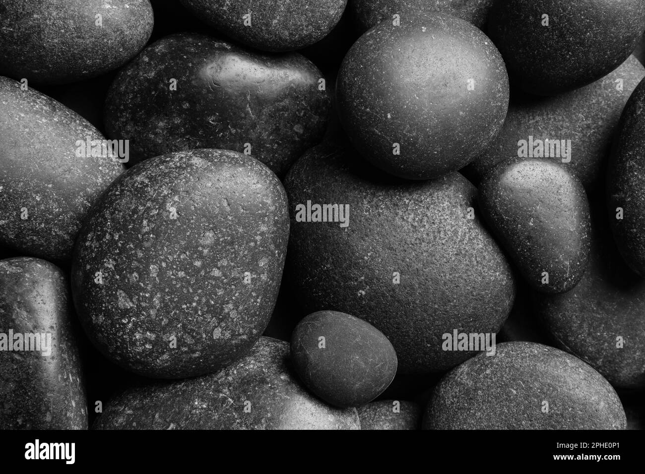 Grey river stones Black and White Stock Photos & Images - Alamy