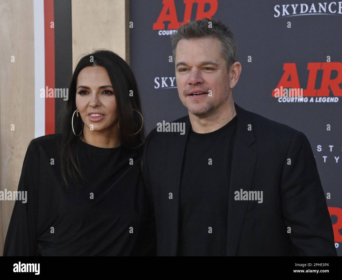 Los Angeles, United States. 27th Mar, 2023. Cast member Matt Damon and(01)