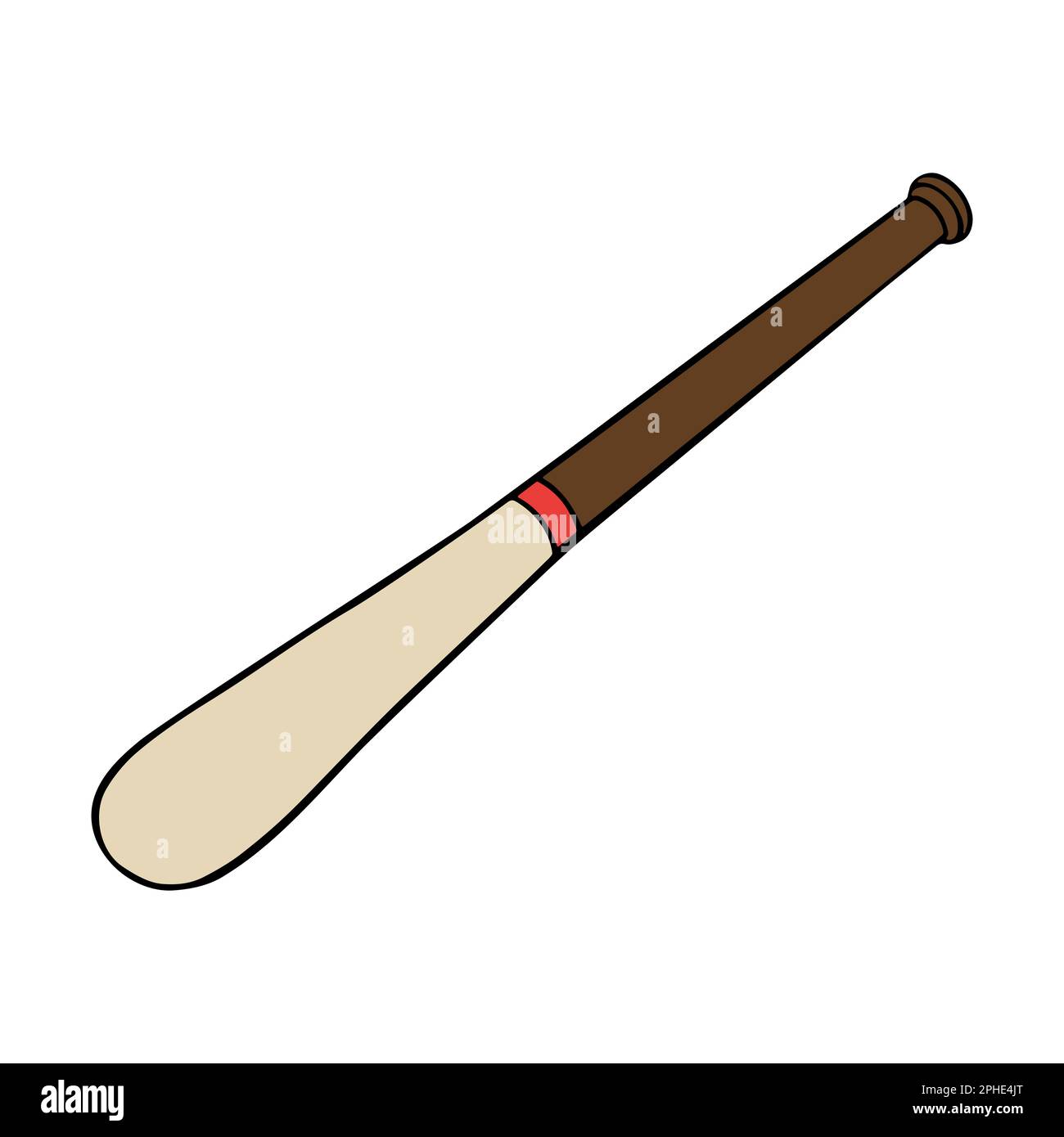 Vector Sketch Basebal Bat. Vector baseball bat doodle illustration