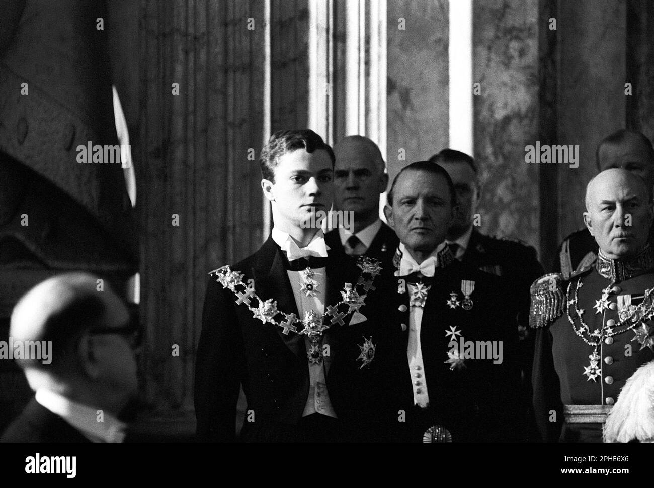 Carl XVI Gustaf, King of Sweden. Born 30 april 1946. Pictured when attending the ceremonial opening of the swedish parliament 1966. Stock Photo