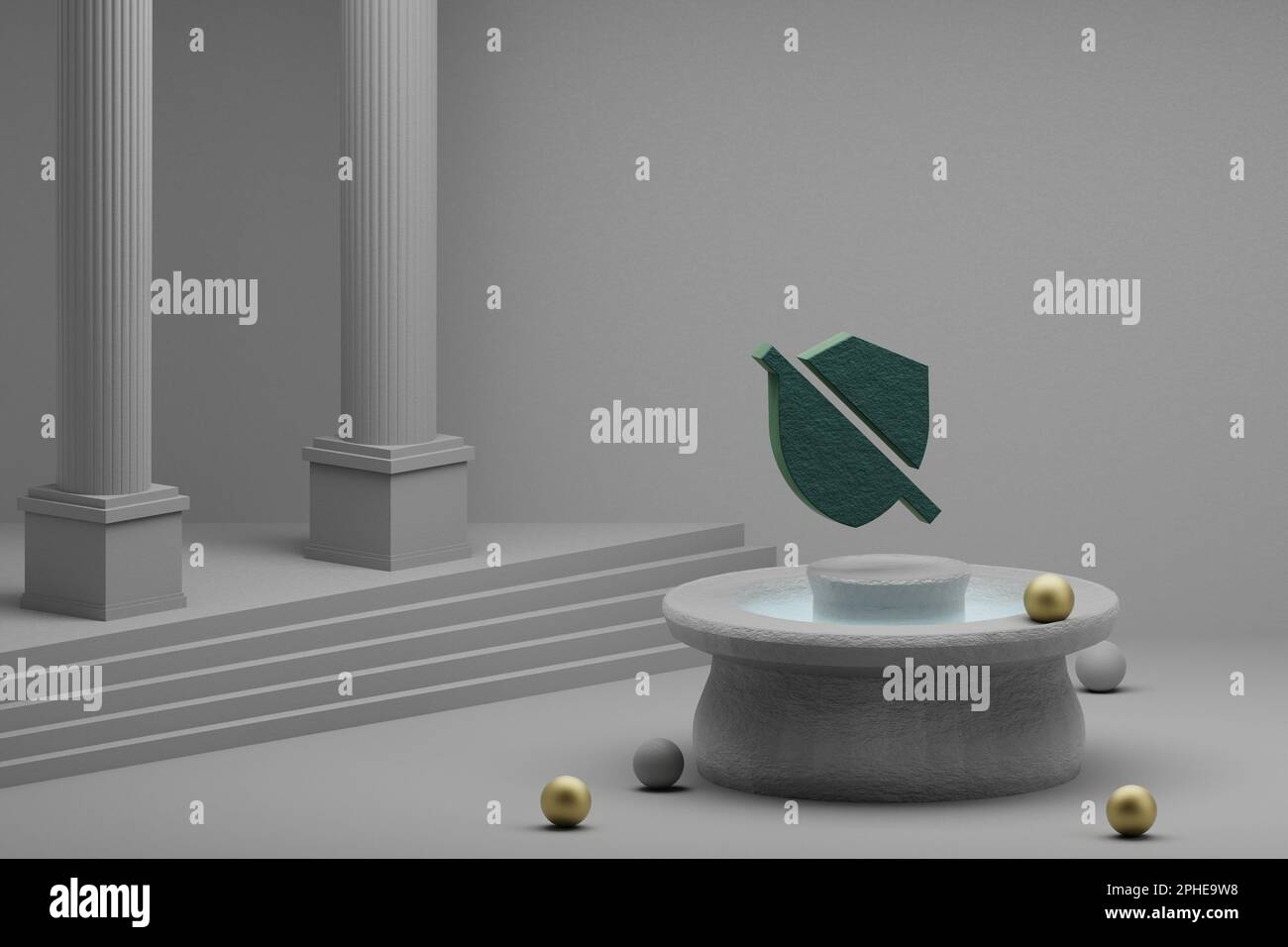 Beautiful abstract illustrations Green Remove Moderator symbol icon on