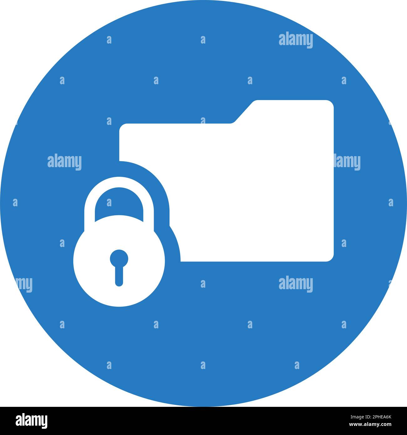 Folder lock secure Stock Vector Images - Alamy