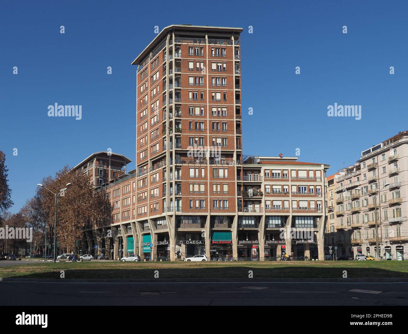 TURIN, ITALY CIRCA JANUARY 2023 BBPR tower designed by BBPR