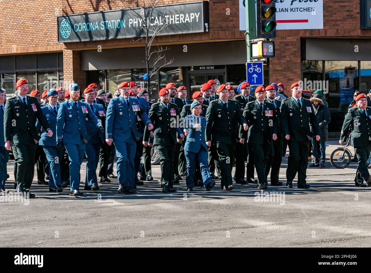 Edmonton, Canada. 27th Mar, 2023. Officers From The Canadian Armed ...