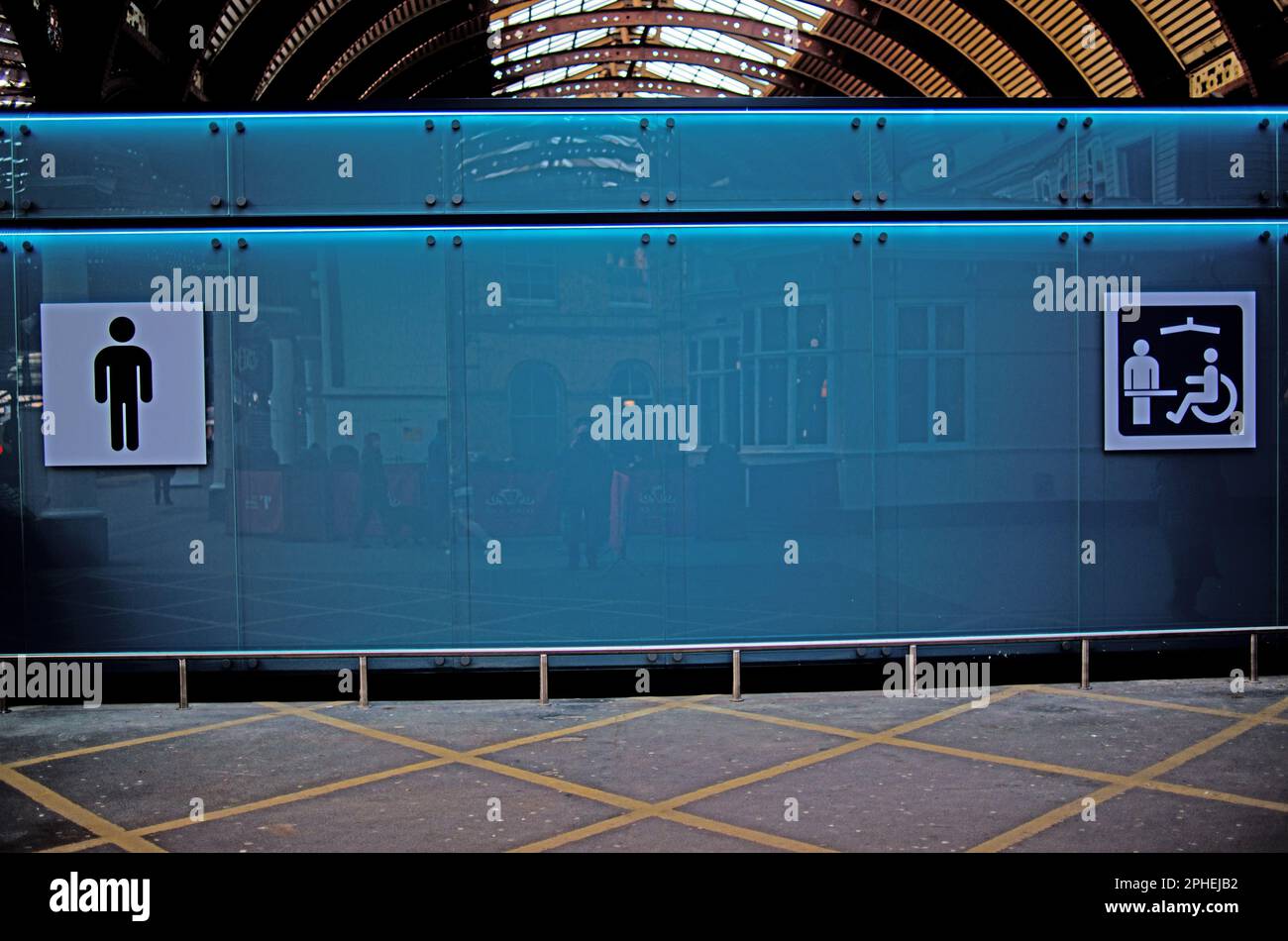 New Toilet Block, York Railway Station, Yorkshire, England Stock Photo
