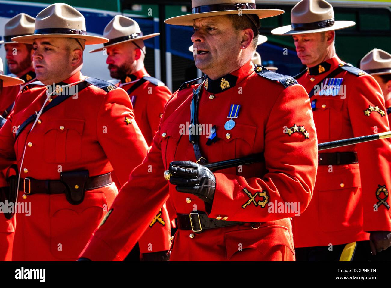 Edmonton, Canada. 27th Mar, 2023. Officers and Emergency Services personnel from around the