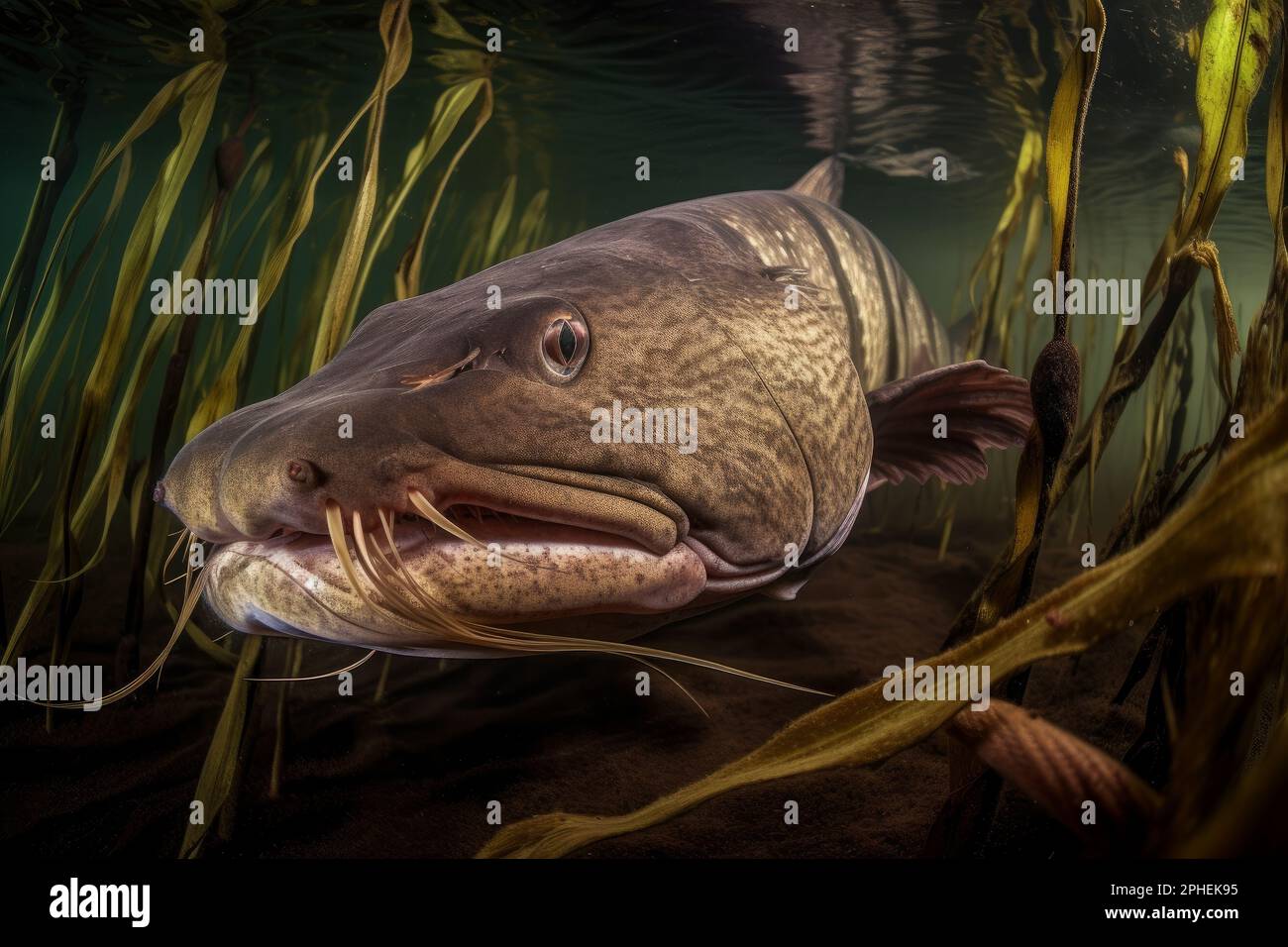 Hidden Hunter: Enigmatic Goonch Catfish in the Swift Waters of the  Himalayas Stock Photo - Alamy