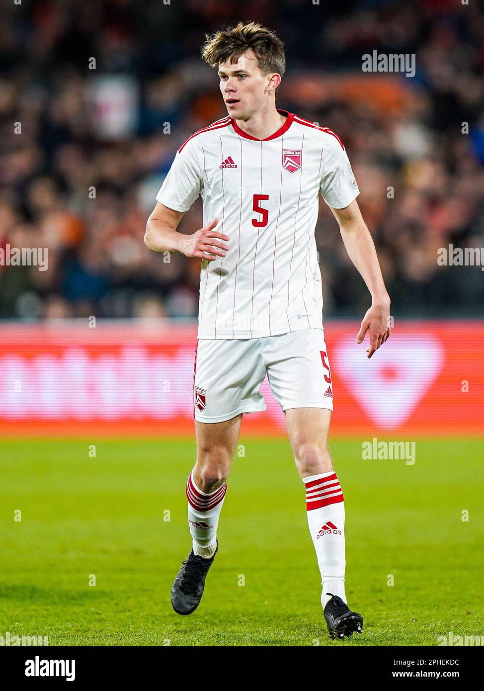 Rotterdam - Niels Hartman of Gibraltar during the match between The ...