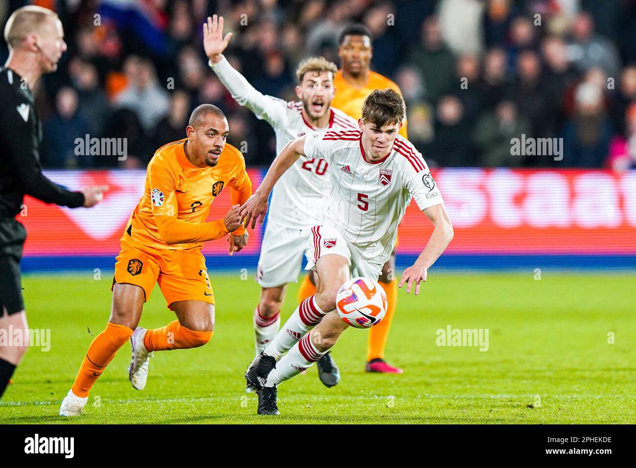 Rotterdam - Niels Hartman of Gibraltar during the match between The ...