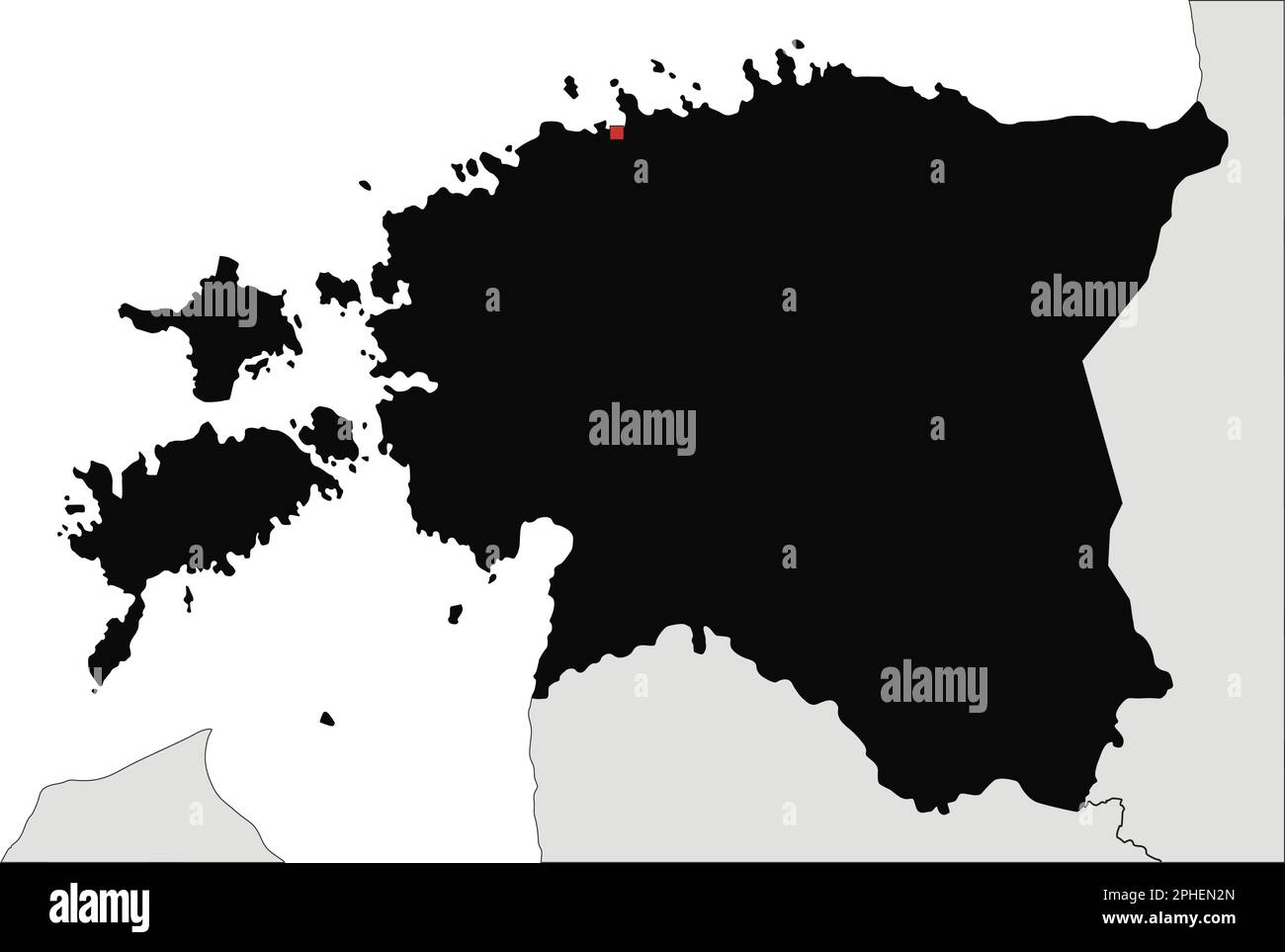 highly-detailed-estonia-silhouette-map-stock-vector-image-art-alamy