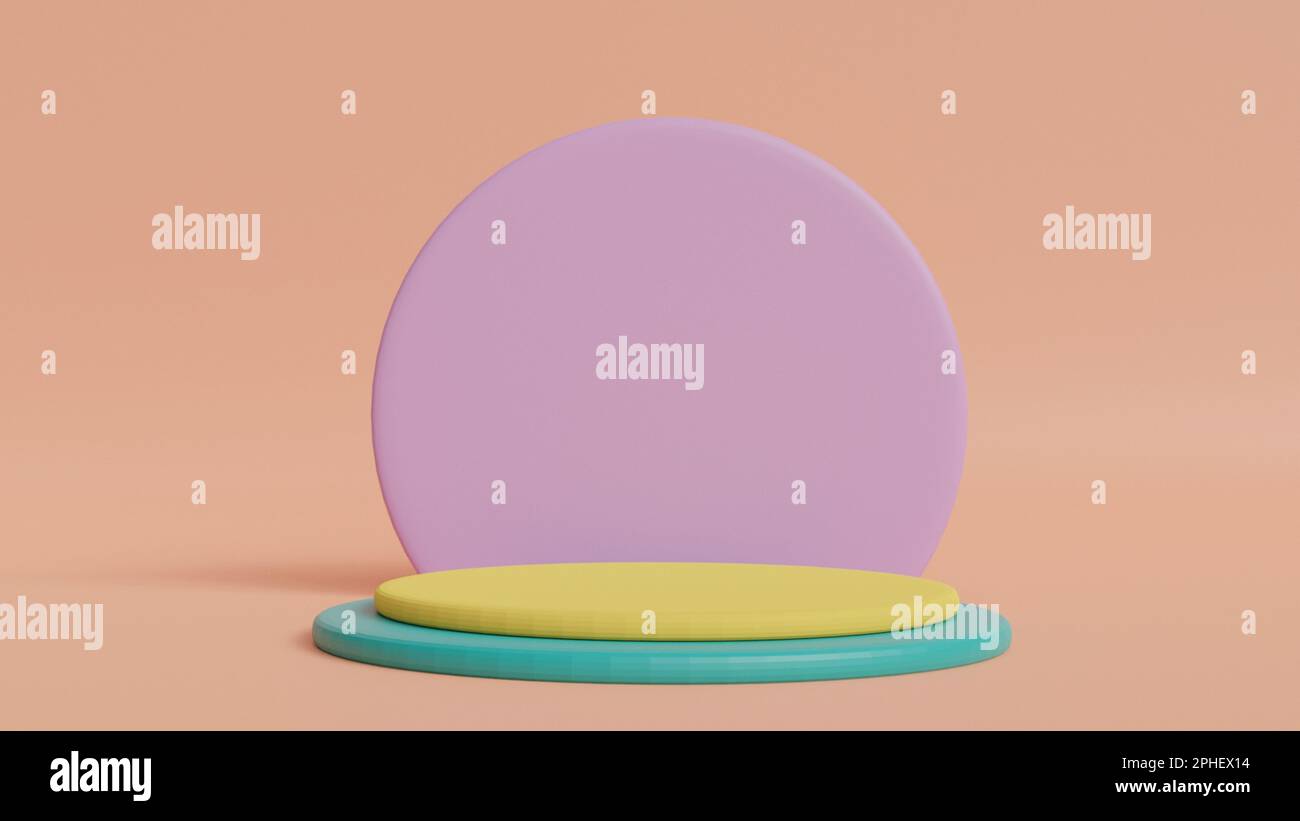 3d product display podium scene with the geometric platform. 3d ...
