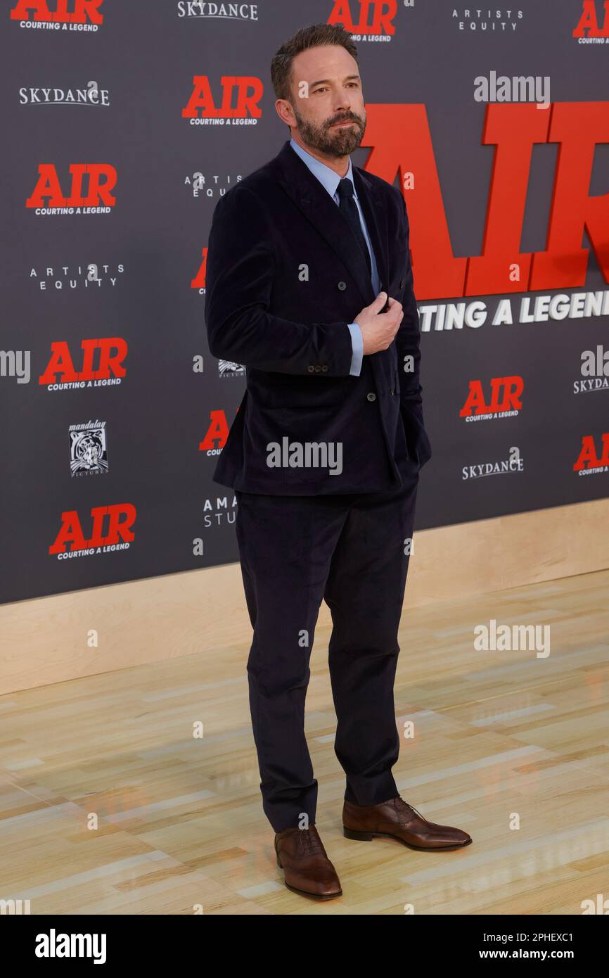 27 March 2023 -Los Angeles, California - Ben Affleck. Amazon Studios' World Premiere Of ''AIR'' held at the Regency Village Theatre in Los Angeles. (Credit Image: © Fs/AdMedia via ZUMA Press Wire) EDITORIAL USAGE ONLY! Not for Commercial USAGE! Stock Photo