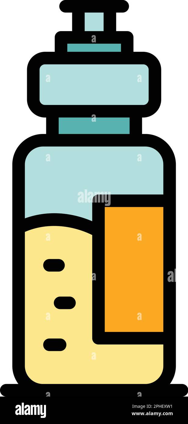 Travel sport bottle icon. Outline Travel sport bottle vector icon for