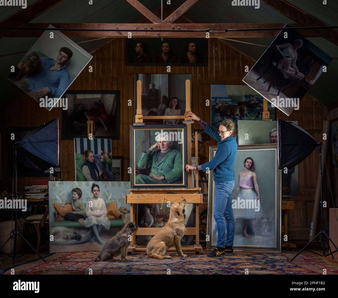 Artist on Artist Portraitist Frances Bell has reached the final of one