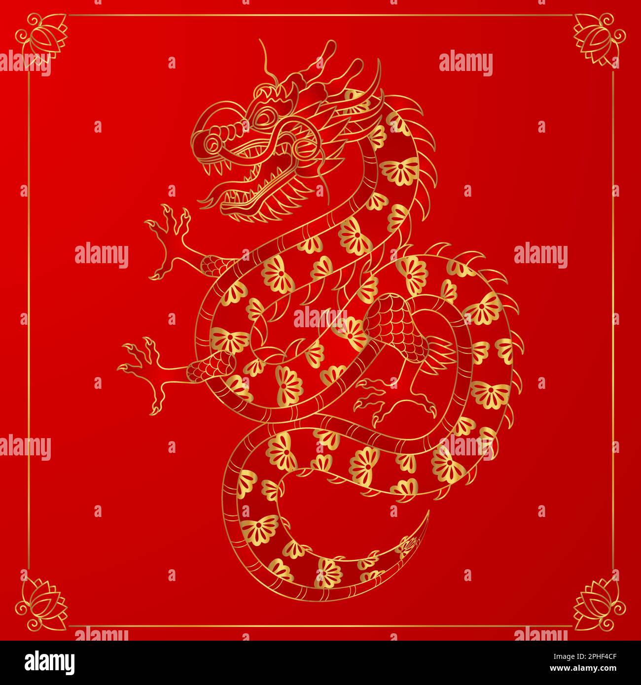 traditional-golden-chinese-dragon-2024-zodiac-sign-vector