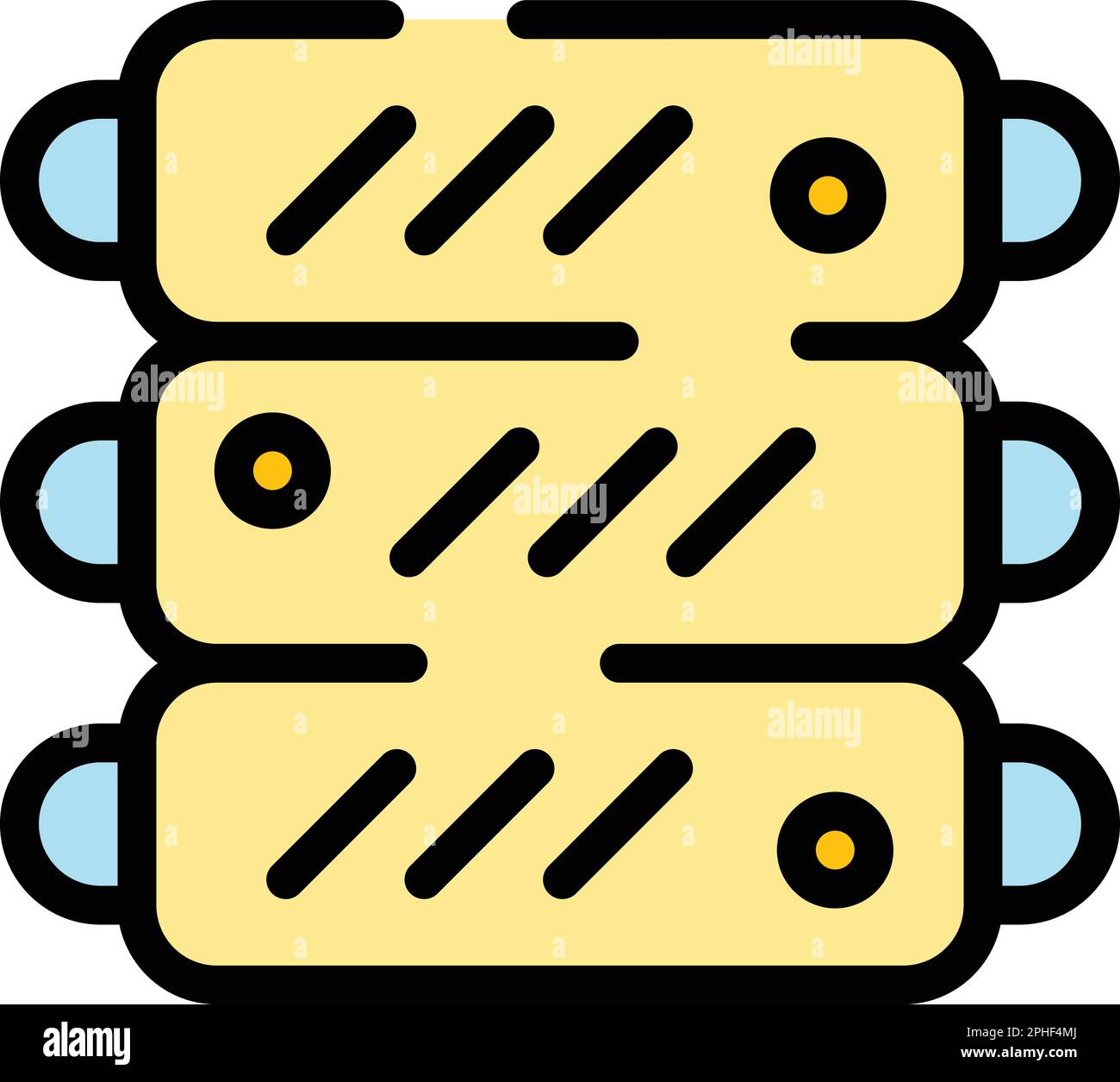 Beef veal short ribs Stock Vector Images - Alamy