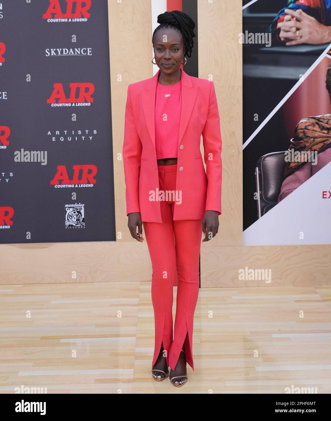 Los Angeles, USA. 27th Mar, 2023. Anna Diop arrives at the Amazon
