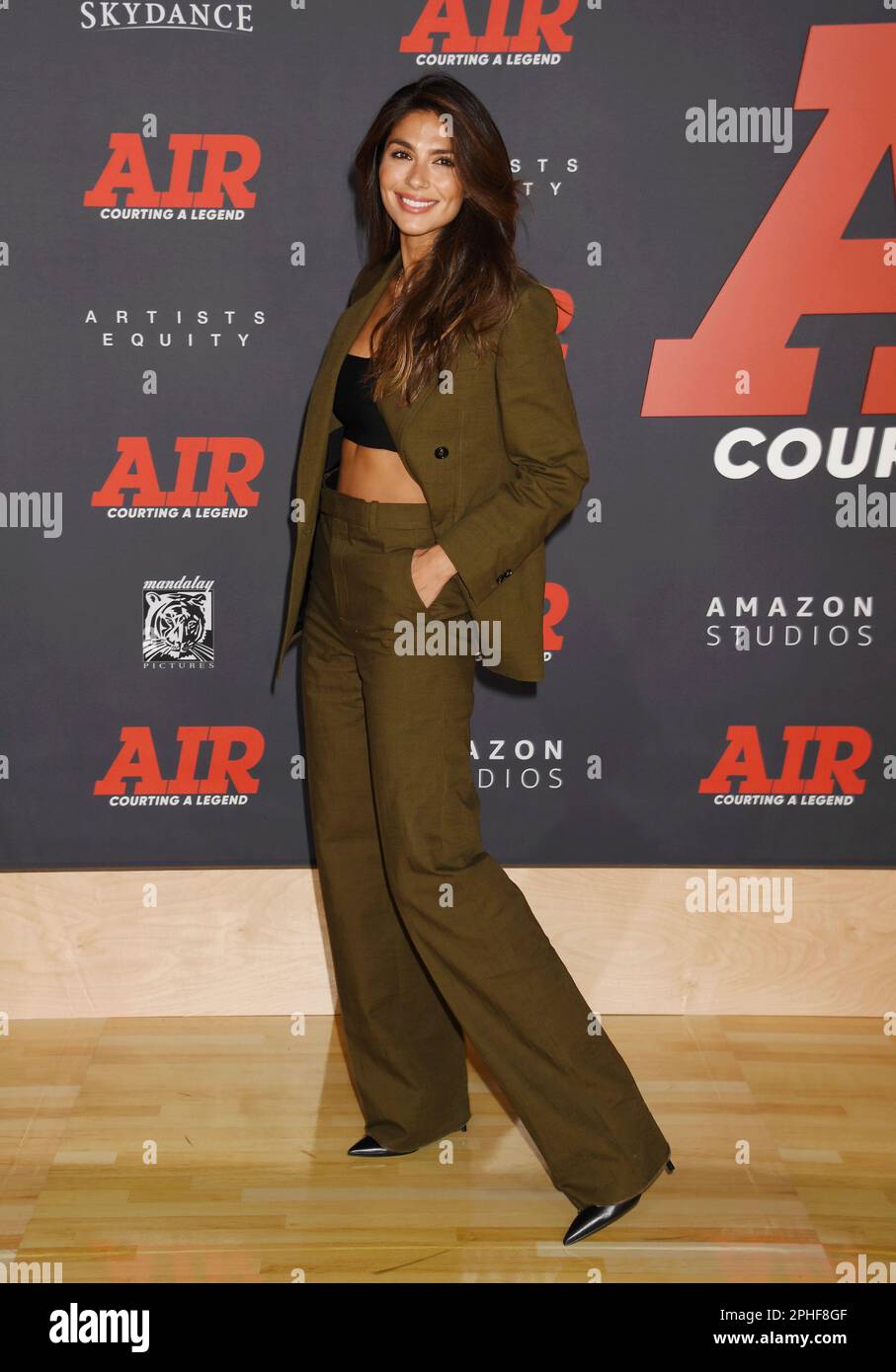 LOS ANGELES, CALIFORNIA - MARCH 27: Pia Miller Whitsell attends Amazon Studios' World Premiere Of 'AIR' at Regency Village Theatre on March 27, 2023 i Stock Photo