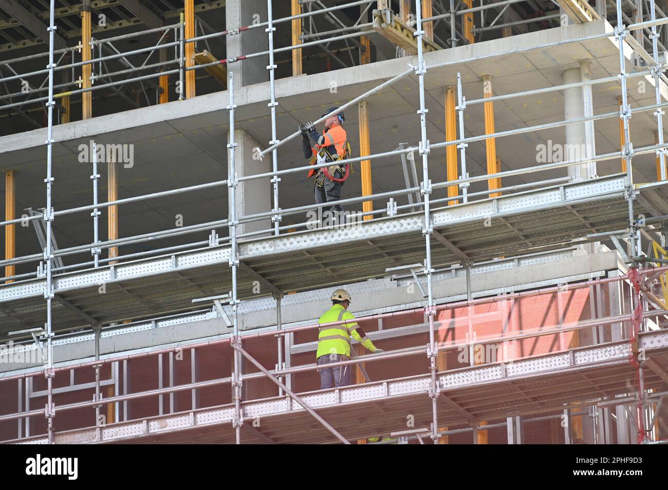 Housing development under construction. Newtown. Malahide Road (close to Clarehall Shopping