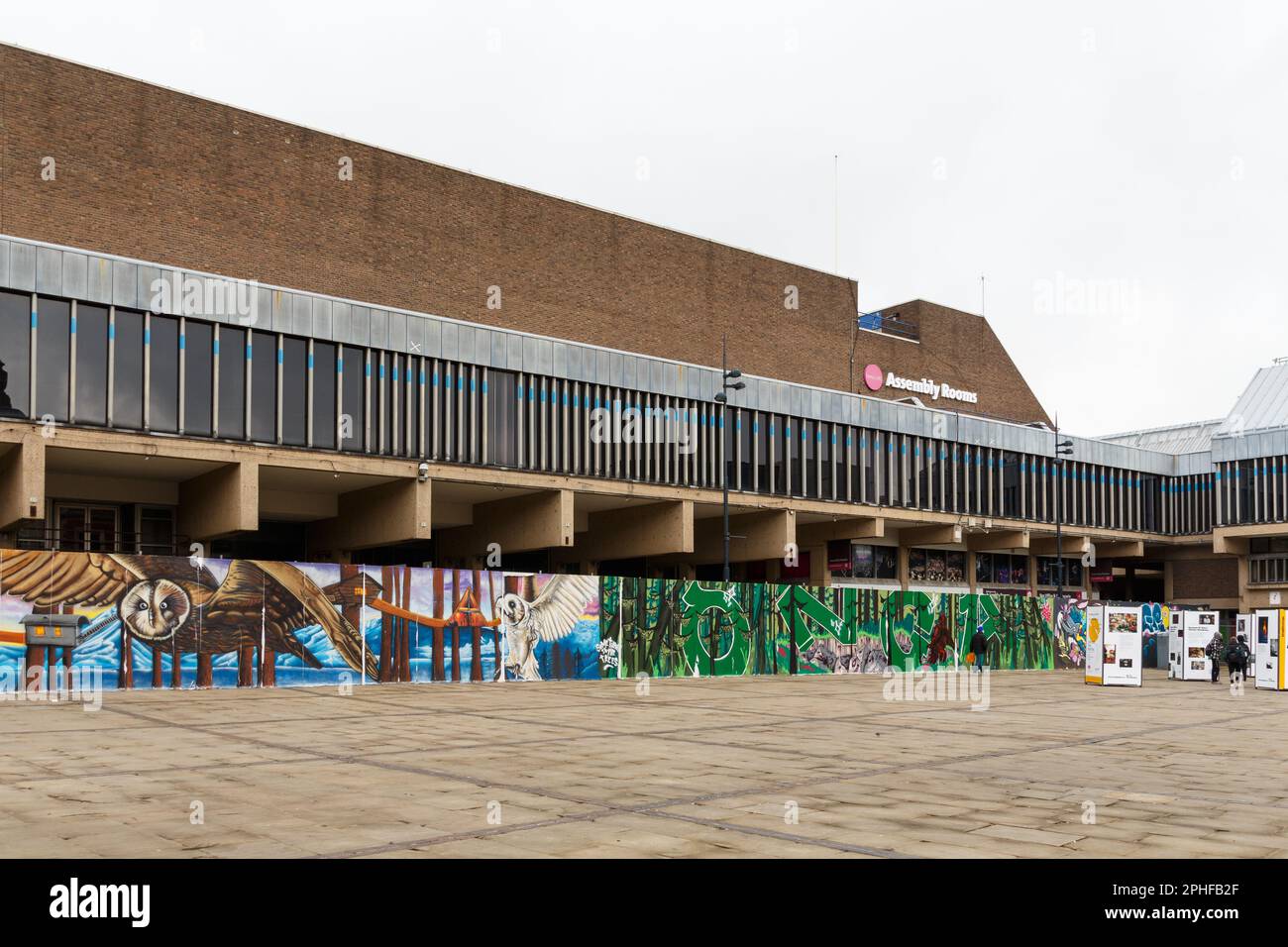 Regeneration of the assembly rooms, Derby city Centre Stock Photo Alamy
