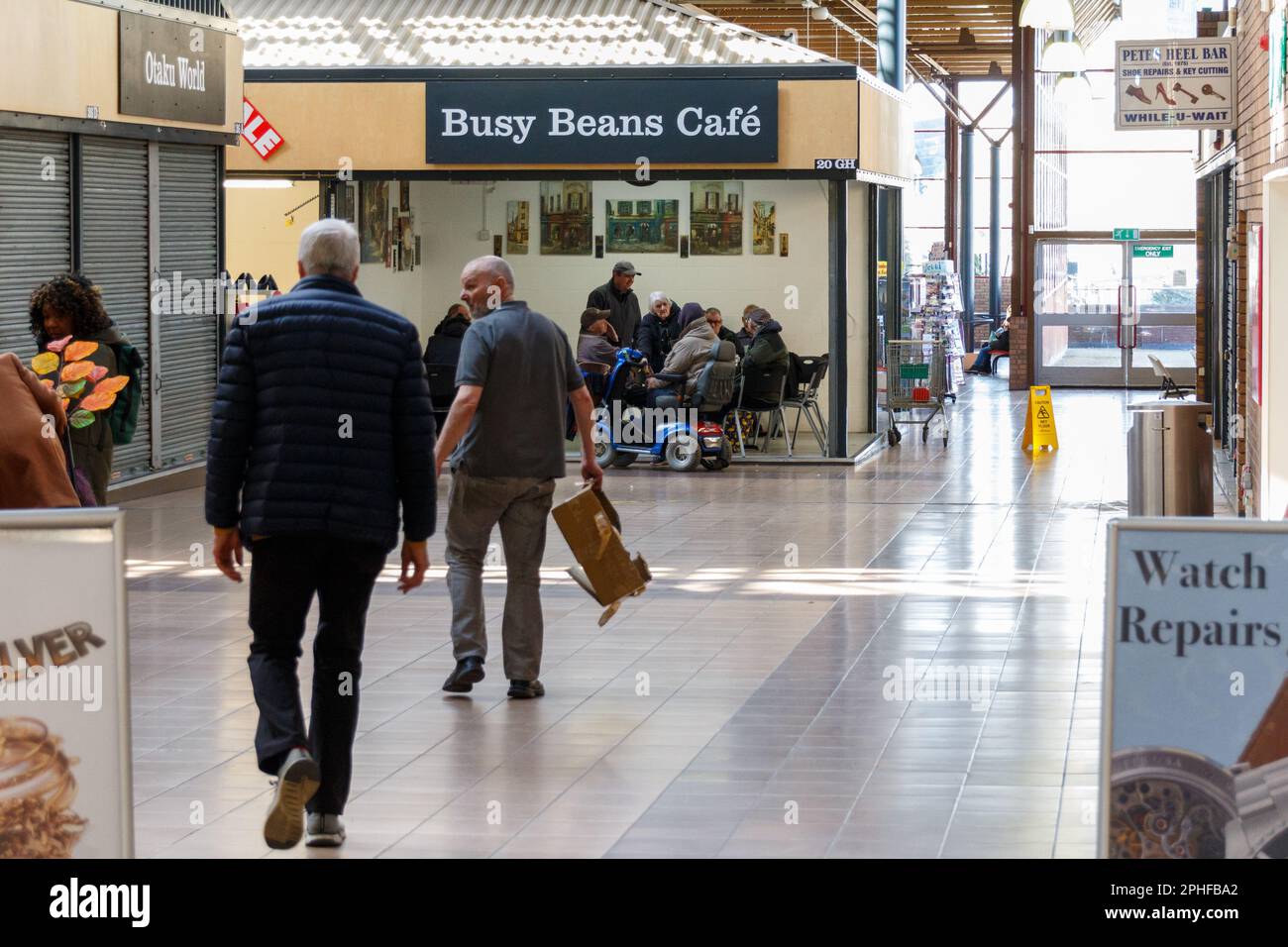 The Eagle market, Derby Stock Photo - Alamy