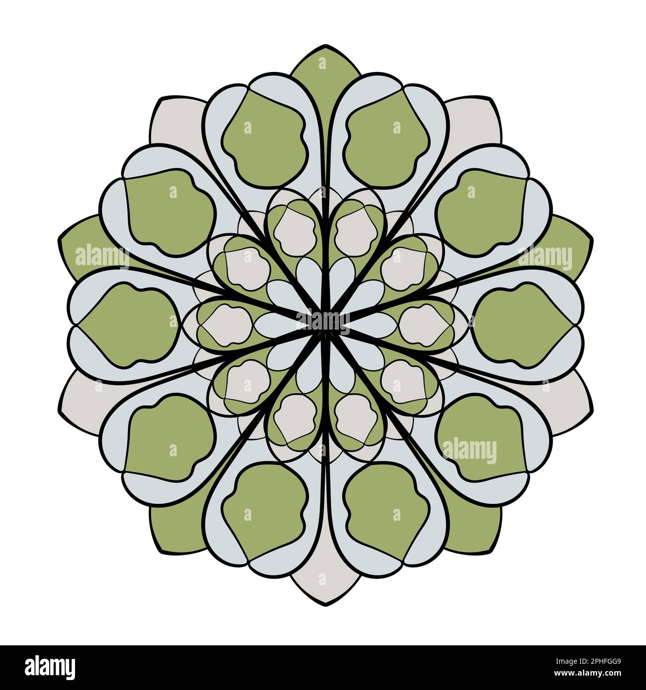 Colorful floral element. Vector illustration for graphic design Stock ...