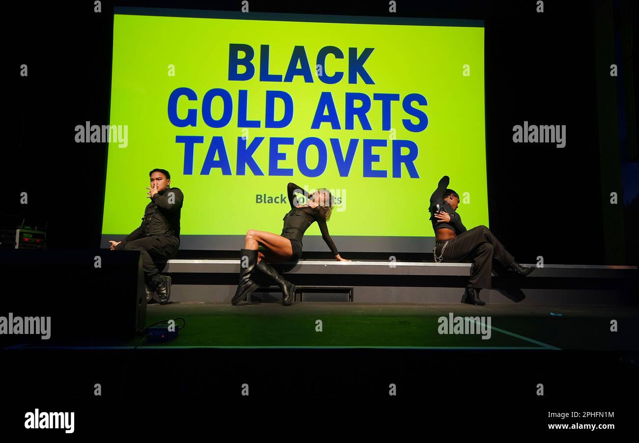 Black Gold Arts at the launch of Eurovision EuroFestival at the British