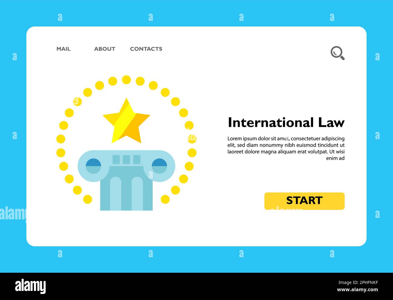 International court of justice logo Stock Vector Images - Alamy